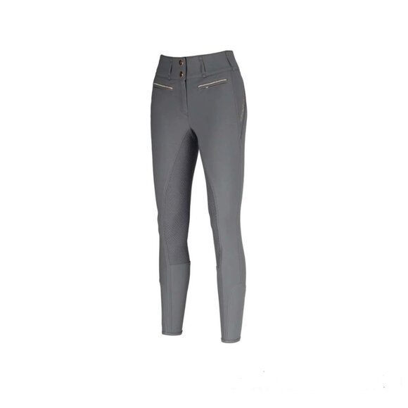 PIKEUR “Jonna Grip” Equestrian Horse Jeweled Grey Riding Pants Breeches – Sz 76 - Picture 1 of 15